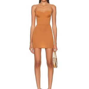 Alex Perry Camel Mini Dress